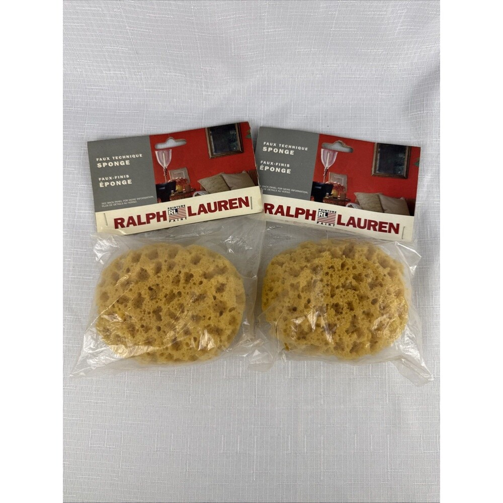 Ralph Lauren Home Paint Faux Technique Sponges Set of 2 NIB